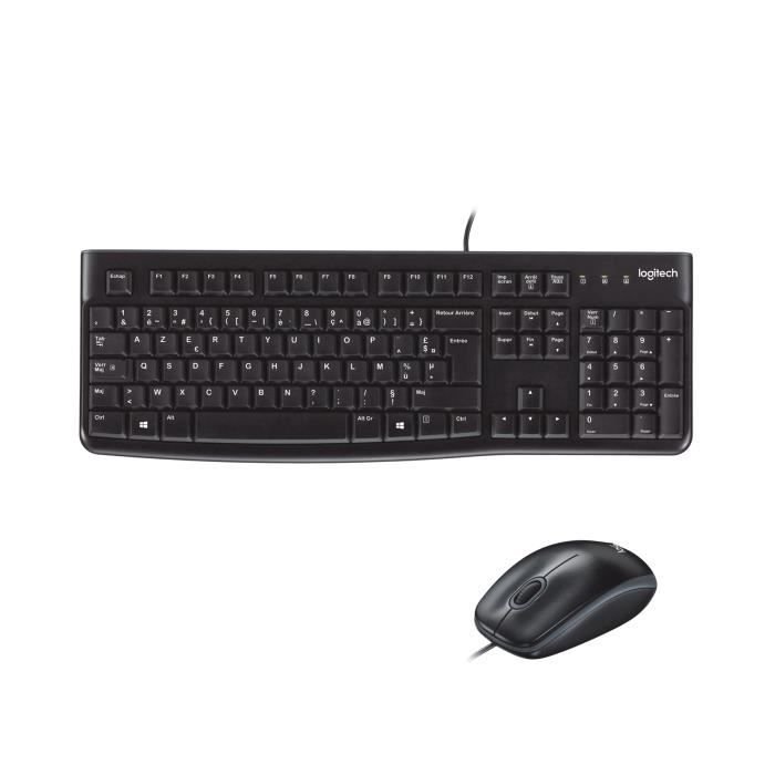 LOGITECH Pack met toetsenbord en muis - MK120