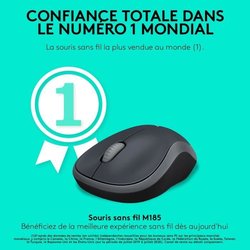 Logitech Wireless Optical Mouse - Grau M185