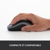 Logitech Wireless Optical Mouse - Grau M185