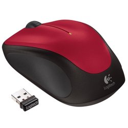 Logitech Wireless Optical Mouse - M235 Rot