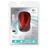 Logitech Wireless Optical Mouse - M235 Rot