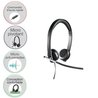 Logitech H650e USB stereo microphone headset