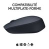 Mouse wireless LOGITECH M170 - Grigio