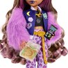 Monster High-Clawdeen Wolf-pop met halvemaanvormige hond en accessoire