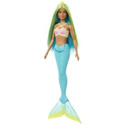 Barbie  Meerjungfrauenpuppen mit bunten Haaren, Flosse und Stirnband