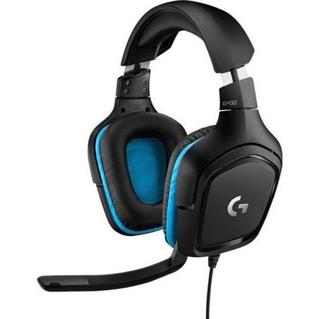 LOGITECH G432 Cuffie da gioco cablate con audio surround 7.1