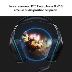 LOGITECH G432 Cuffie da gioco cablate con audio surround 7.1