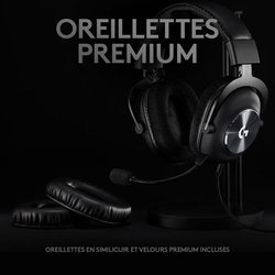 LOGITECH PRO X-gamingheadset Zwart