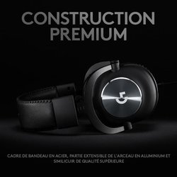 LOGITECH PRO X-gamingheadset Zwart