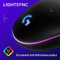 Logitech - G203 LightSync RGB Gaming Mouse - Schwarz