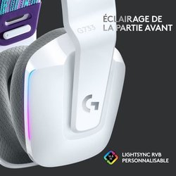 Auriculares para juegos - Inalámbricos - LOGITECH G - G733 LIGHTSPEED 