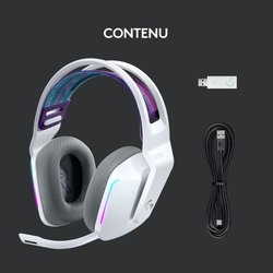 Auriculares para juegos - Inalámbricos - LOGITECH G - G733 LIGHTSPEED 