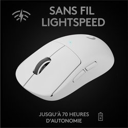 Mouse da gioco - wireless - LOGITECH G - PRO X SUPERLIGHT - Bianco