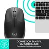 LOGITECH - M190 Wireless Mouse Schwarz
