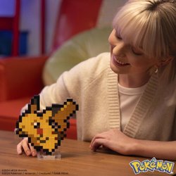 MEGA-Pokémon-Pikachu-400-teiliges Retro-Bauset  MEGA Pokémon  HTH74