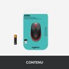 LOGITECH - Ratón inalámbrico rojo M190