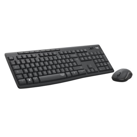 LOGITECH - Tastiera combinata - Mouse wireless e silenzioso - MK295