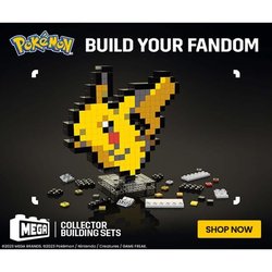 MEGA-Pokémon-Pikachu-400-teiliges Retro-Bauset  MEGA Pokémon  HTH74