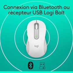 Ratón Inalámbrico Logitech Signature M650 - Silencioso, Bluetooth, Bot