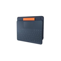 Custodia con tastiera - Logitech Rugged Combo 3 Touch - Per iPad 7a, 8