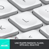 Logitech Wireless Keyboard - MX Keys Mini - GRIGIO CHIARO - Compatta, 