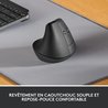 Logitech Lift Ergonomic Vertical Wireless Mouse, Bluetooth oder Logi B