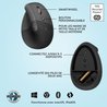 Logitech Lift Ergonomic Vertical Wireless Mouse, Bluetooth oder Logi B