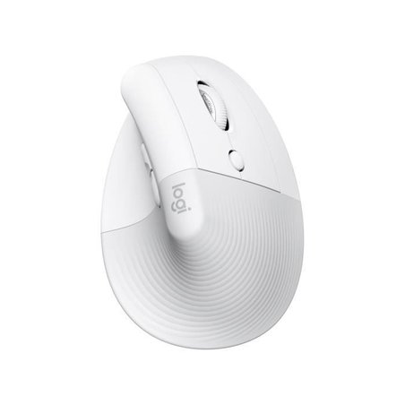 Logitech - Lift Mouse para Mac - Ergenonómico inalámbrico - White