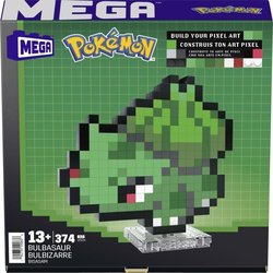 MEGA-Pokémon-Bulbizar-Retro-Baukasten 374 Teile  MEGA Pokémon  HTH75