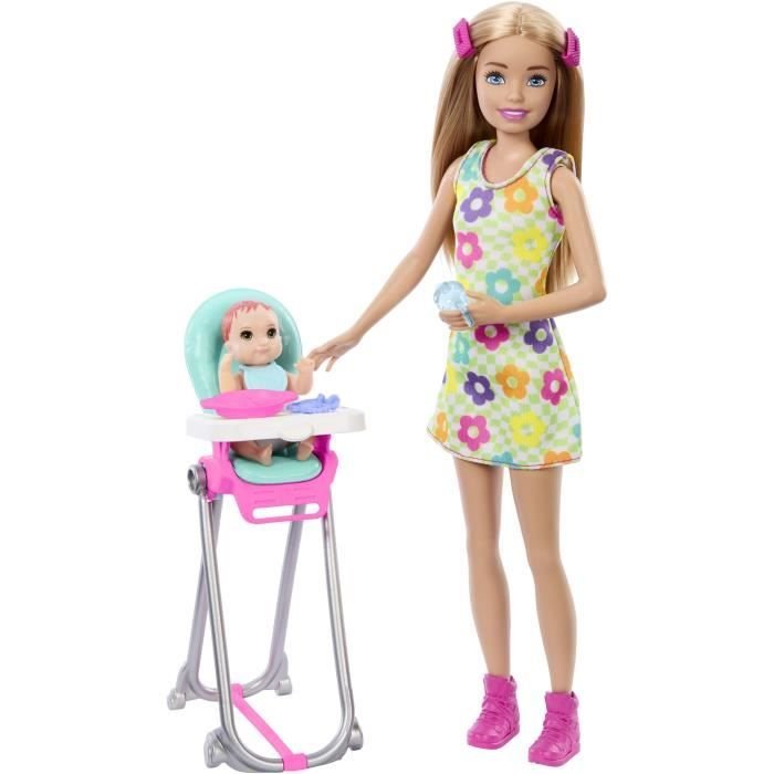 PORTA PASTO BABYSITTER - BARBIE - HTK35
