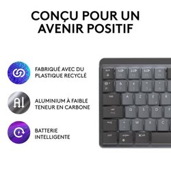 Logitech - Wireless Keyboard - MX Mini - Mechanical - Performance Back