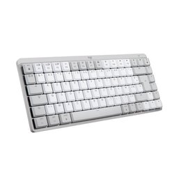 Logitech - Wireless keyboard for Mac - MX Mechanical Mini - Pale gray