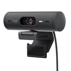 Logitech - Brio 500 HD Webcam con Auto - Grafite Expo