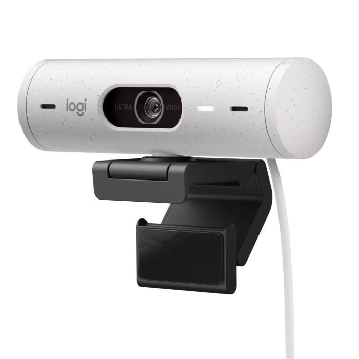 Logitech - Brio 500 HD -Webcam mit Auto - White Expo
