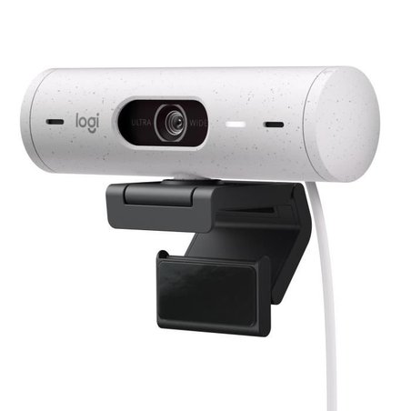Logitech - Brio 500 HD -Webcam mit Auto - White Expo