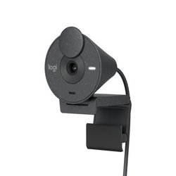 Webcam Full HD Full HD Logitech Brio 300 con riservatezza, riduzione d