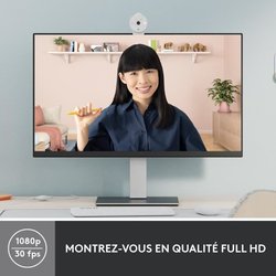 Logitech Brio 300 Full HD Webcam con confidencialidad, reducción de mi
