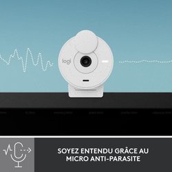 Logitech Brio 300 Full HD Webcam con confidencialidad, reducción de mi