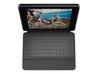 Etui clavier - Logitech - Rugged Folio - AZERTY - Pour iPad A16 & 10e 