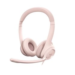 Logitech H390 Stereo Kabelhelm mit Antibruitätsmikrofon, USB -A - Rose