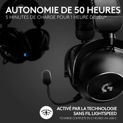 Gamingheadset - Draadloos - LOGITECH G - PRO X 2 Lightspeed - Zwart