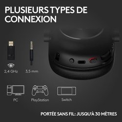 Gamingheadset - Draadloos - LOGITECH G - PRO X 2 Lightspeed - Zwart