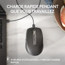 Mouse Wireless - LOGITECH - MX Anywhere 3S - Bluetooth - Clic silenzio
