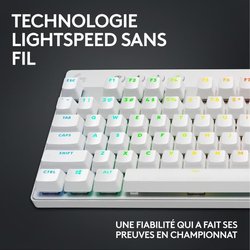 Gamingtoetsenbord - draadloos - LOGITECH G - G Pro X TKL Lightspeed - 