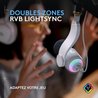 Ein Premium-RGB-Gaming-Mikrofon mit LIGHTSYNC-Technologie, einer benut
