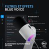 Ein Premium-RGB-Gaming-Mikrofon mit LIGHTSYNC-Technologie, einer benut