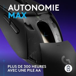Logitech G309 LIGHTSPEED Wireless Mouse, Lightweight, LIGHTFORCE Hybri