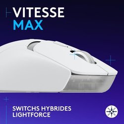 Gamingmuis - Draadloos - Logitech G - G309 Lightspeed - Wit