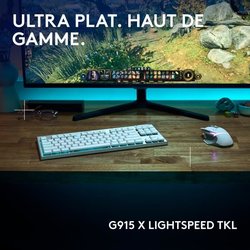 Tastiera da gioco - wireless - Logitech G - G915 TKL X - Interruttore 