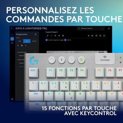 Tastiera da gioco - wireless - Logitech G - G915 TKL X - Interruttore 